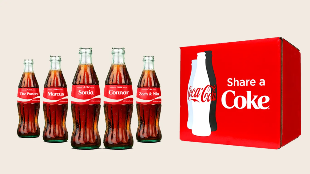 share a coke - moment marketing campaign