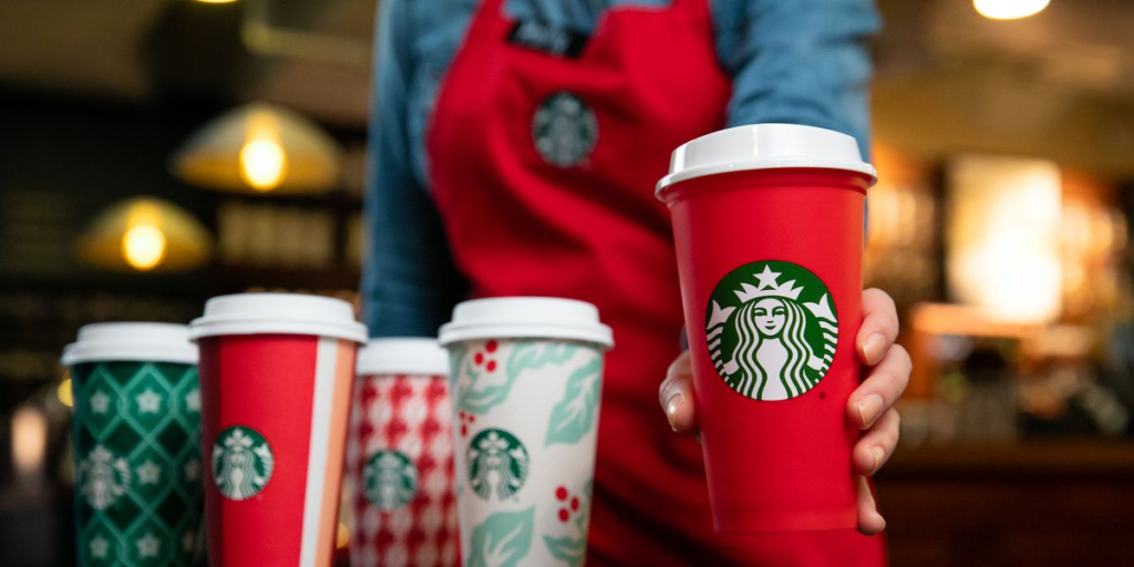 Red cup campaign: starbucks 