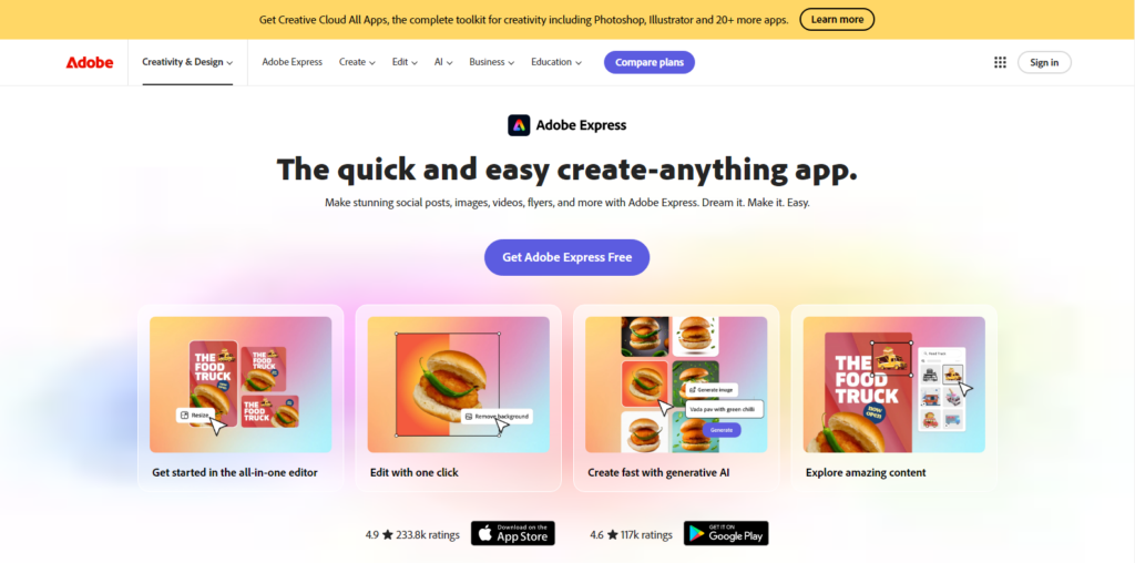Adobe Express (formerly Spark)