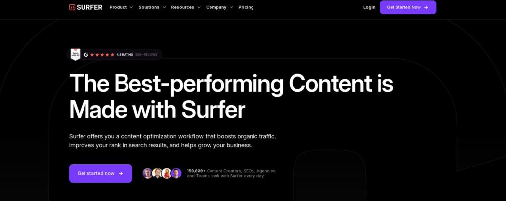 surfer seo content writing tool