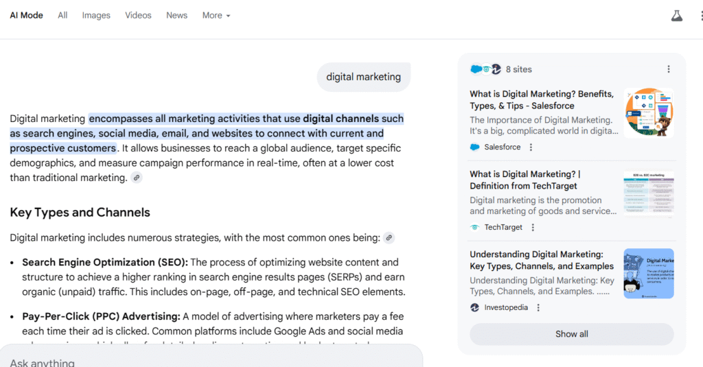 Google’s AI Mode Preview
