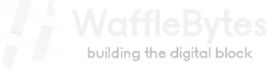 waffle shopify white logo
